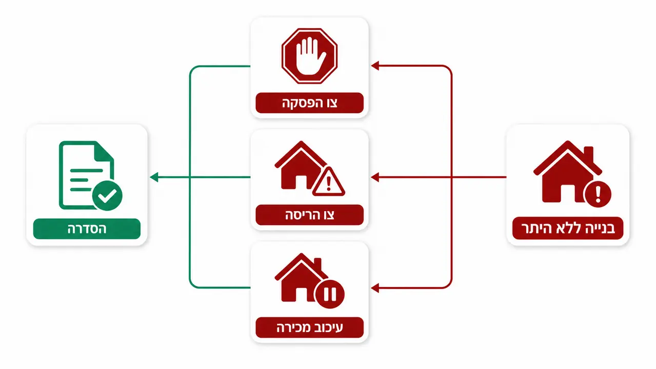 מה קורה כשבונים בלי היתר